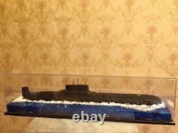 1350 Soviet/Russian Typhoon class submarine complete model with water diorama
