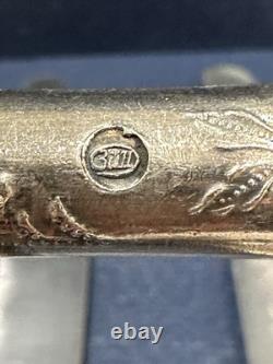 14 Russian Soviet USSR Era HEP Silver Plated Dinner Knives Flatware
