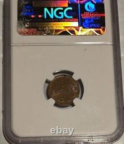 1927 Russian USSR Soviet Union 1/2 Kopek NGC MS 63 Very Rare Coin