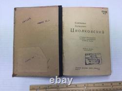 1935 Tsiolkovsky Russian Book Kaluga Soviet Space Rocketry Rare USSR HC