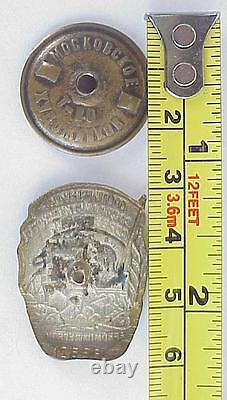 1935th Russian Soviet Enamel Badge Ussr Competition Food Industry Award Pin