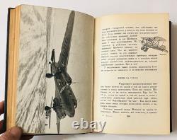 1938 Soviet Aviation Book Aeroflot Pilots Stories USSR Hardcover Rare