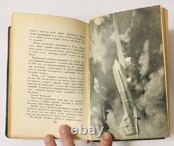 1938 Soviet Aviation Book Aeroflot Pilots Stories USSR Hardcover Rare