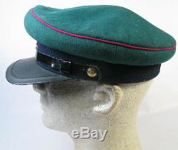 1940 Russian Soviet Ussr Ww2 Nkvd Kgb Borderguard Branch Visor Cap