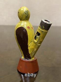 1940's -1950's USSR Russian Soviet Celluloid Whistle Bird Hand Painted