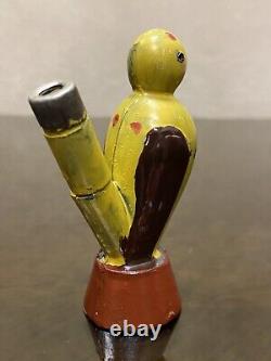 1940's -1950's USSR Russian Soviet Celluloid Whistle Bird Hand Painted