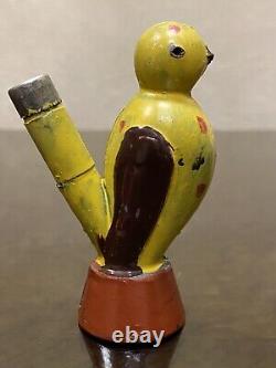 1940's -1950's USSR Russian Soviet Celluloid Whistle Bird Hand Painted