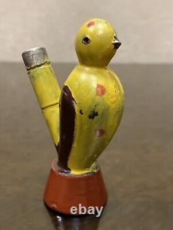 1940's -1950's USSR Russian Soviet Celluloid Whistle Bird Hand Painted