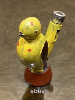 1940's -1950's USSR Russian Soviet Celluloid Whistle Bird Hand Painted