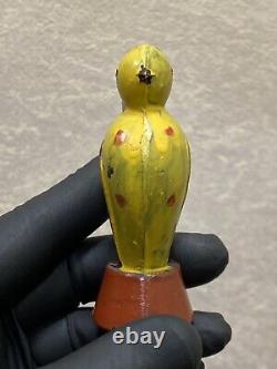 1940's -1950's USSR Russian Soviet Celluloid Whistle Bird Hand Painted