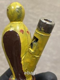 1940's -1950's USSR Russian Soviet Celluloid Whistle Bird Hand Painted