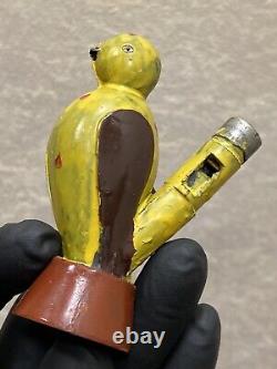 1940's -1950's USSR Russian Soviet Celluloid Whistle Bird Hand Painted