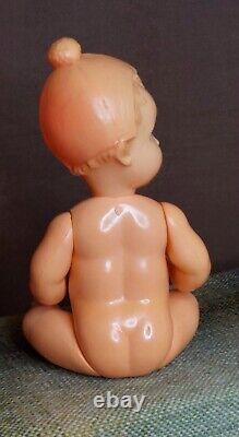 1950's USSR Russian Soviet OHK CELLULOID Toy Doll BABY in CAP