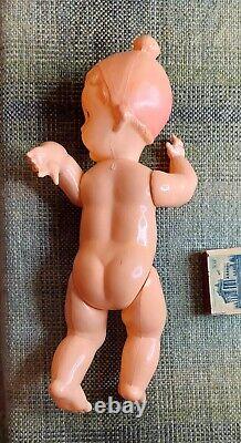 1950's USSR Russian Soviet OHK CELLULOID Toy Doll BABY in CAP