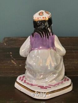 1950s Russian Soviet Porcelain Figurine Uzbek Girl With Tea Pot