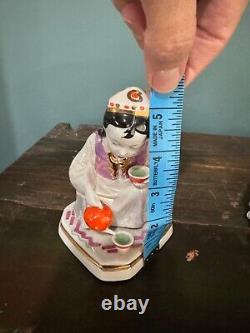 1950s Russian Soviet Porcelain Figurine Uzbek Girl With Tea Pot