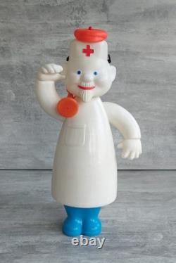 1960's USSR Russian Soviet Plastic LARGE Size Toy Doll Character DOCTOR AYBOLIT