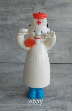 1960's USSR Russian Soviet Plastic LARGE Size Toy Doll Character DOCTOR AYBOLIT