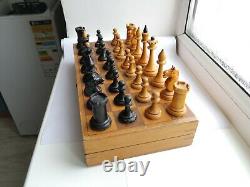 1961 made! Vintage Soviet Chess USSR Wooden Russian Chess