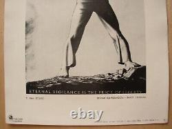 1963 Soviet Russian Poster Eternal vigilance is price of liberty Kent USSR peace