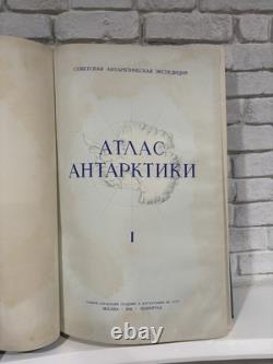 1966 Soviet Antarctic Atlas Vol I USSR Russian Polar Expedition Maps Antarctica