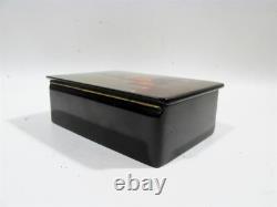 1972 Soviet USSR Lacquer Ware Box Kremlin Signed CCCP