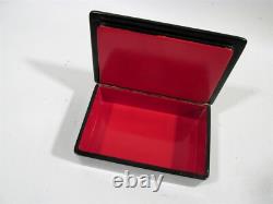 1972 Soviet USSR Lacquer Ware Box Kremlin Signed CCCP