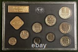 1977-80 USSR Soviet Union Russian Mint Sets x27 Different Coins In Org. Boxes