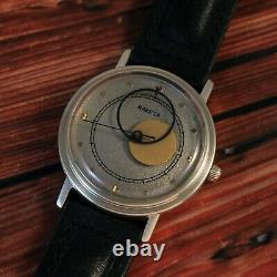 1980s RAKETA COPERNICUS KOPERNIK vintage USSR Russian Soviet watch moon sun