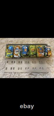 1980s USSR Russian Soviet Toy Tin CARS Set of 6