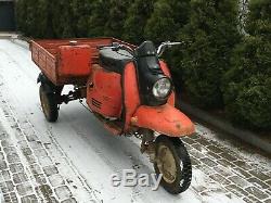 1981 TULA-MURAVEY TMZ Russian SCOOTER PICK UP USSR trike 200ccm 2 barn find