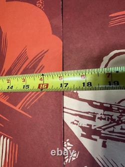 1987 Russian Soviet USSR Communist CPSU poster set folio red propaganda Lenin
