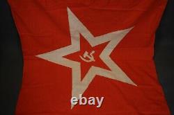 1988 USSR Ship Flag Russian Soviet Union Original Star Sickle & Hammer Communist