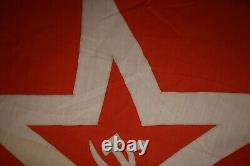 1988 USSR Ship Flag Russian Soviet Union Original Star Sickle & Hammer Communist