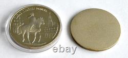 1995 Russian Soviet Silver Coin 2 Ruble Proof Ussr Money Kopeyk Zhukov Wwii War
