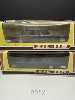 1/43 USSR Russian Soviet Agat Tantal Radon ZIL-115 Lot Of 4 All Boxed All Black