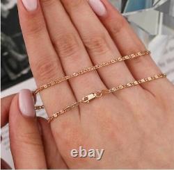 23.6 60 cm russian 14K 585 gold chain necklace NEW, Vintage ussr style, jewelry
