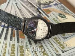24H Automatic Watch Mens Soviet USSR Polar Expedition Russian Raketa Wrist Black