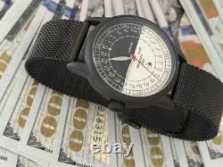 24H Automatic Watch Mens Soviet USSR Polar Expedition Russian Raketa Wrist Black