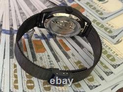 24H Automatic Watch Mens Soviet USSR Polar Expedition Russian Raketa Wrist Black