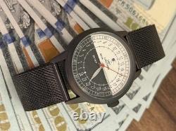 24H Automatic Watch Mens Soviet USSR Polar Expedition Russian Raketa Wrist Black