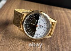 24h Automatic Watch Sputnik Day/Night Dial-USSR Soviet Men's 44mm Rare Raketa