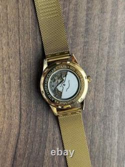24h Automatic Watch Sputnik Day/Night Dial-USSR Soviet Men's 44mm Rare Raketa