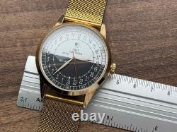 24h Automatic Watch Sputnik Day/Night Dial-USSR Soviet Men's 44mm Rare Raketa