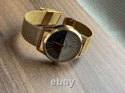 24h Automatic Watch Sputnik Day/Night Dial-USSR Soviet Men's 44mm Rare Raketa