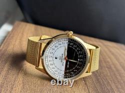 24h Automatic Watch Sputnik Day/Night Dial-USSR Soviet Men's 44mm Rare Raketa
