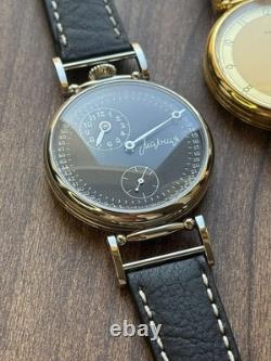 2 Molniya Watch Mechanical Wrist Golden Set Regulator Russian USSR Molnja Soviet