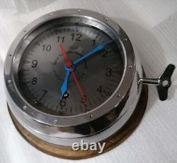 #34 USSR Russian Soviet SUBMARINE NAVAL Marine CLOCK like TITANIC 1981 year