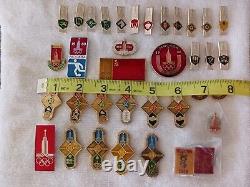 36 Russia Russian Soviet 1980 Summer Olympics Pin Badges XXII Olympiad Moscow