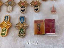 36 Russia Russian Soviet 1980 Summer Olympics Pin Badges XXII Olympiad Moscow